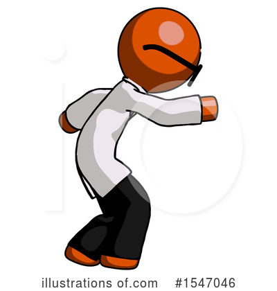 Royalty-Free (RF) Orange Design Mascot Clipart Illustration by Leo Blanchette - Stock Sample #1547046