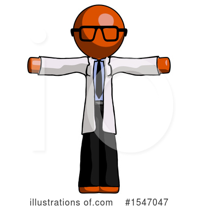 Royalty-Free (RF) Orange Design Mascot Clipart Illustration by Leo Blanchette - Stock Sample #1547047