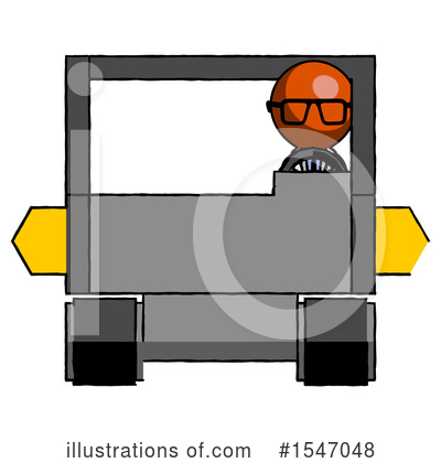 Royalty-Free (RF) Orange Design Mascot Clipart Illustration by Leo Blanchette - Stock Sample #1547048