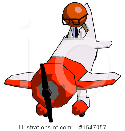 Royalty-Free (RF) Orange Design Mascot Clipart Illustration by Leo Blanchette - Stock Sample #1547057