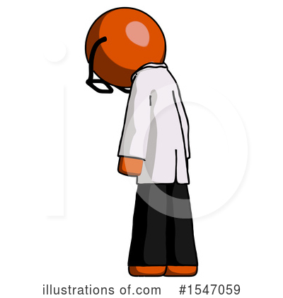 Royalty-Free (RF) Orange Design Mascot Clipart Illustration by Leo Blanchette - Stock Sample #1547059