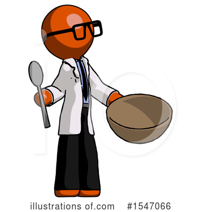 Royalty-Free (RF) Orange Design Mascot Clipart Illustration by Leo Blanchette - Stock Sample #1547066