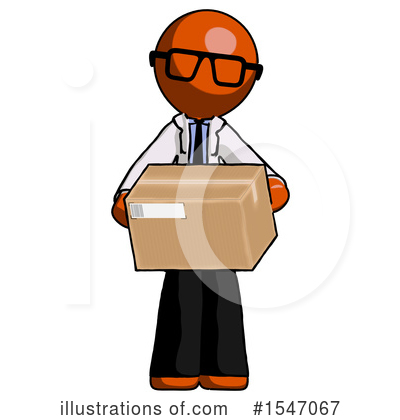Royalty-Free (RF) Orange Design Mascot Clipart Illustration by Leo Blanchette - Stock Sample #1547067