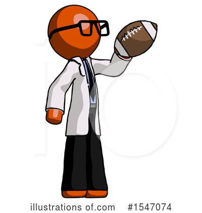 Football Clipart #1547074 by Leo Blanchette