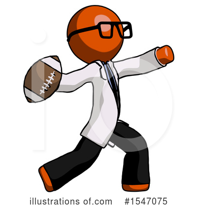 Football Clipart #1547075 by Leo Blanchette