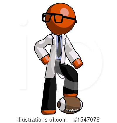 Football Clipart #1547076 by Leo Blanchette