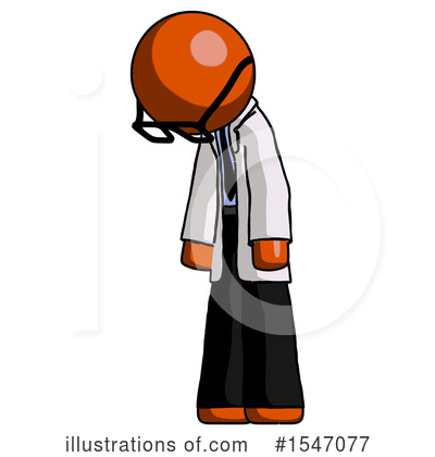 Royalty-Free (RF) Orange Design Mascot Clipart Illustration by Leo Blanchette - Stock Sample #1547077