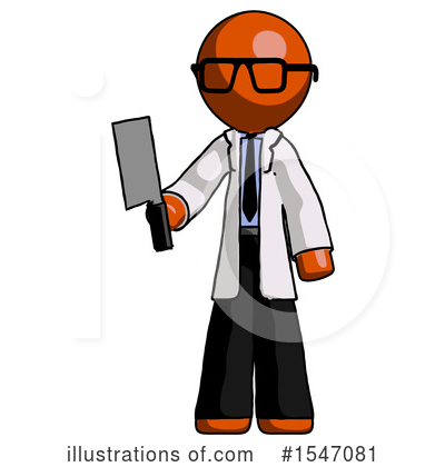 Royalty-Free (RF) Orange Design Mascot Clipart Illustration by Leo Blanchette - Stock Sample #1547081