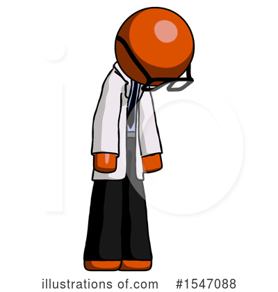 Royalty-Free (RF) Orange Design Mascot Clipart Illustration by Leo Blanchette - Stock Sample #1547088