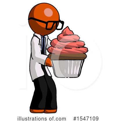 Royalty-Free (RF) Orange Design Mascot Clipart Illustration by Leo Blanchette - Stock Sample #1547109