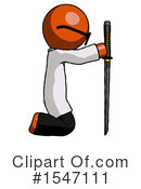 Orange Design Mascot Clipart #1547111 by Leo Blanchette