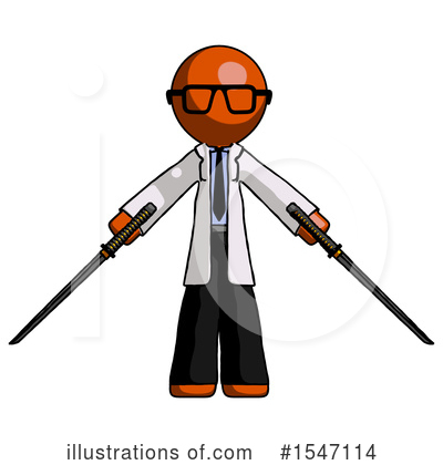 Royalty-Free (RF) Orange Design Mascot Clipart Illustration by Leo Blanchette - Stock Sample #1547114