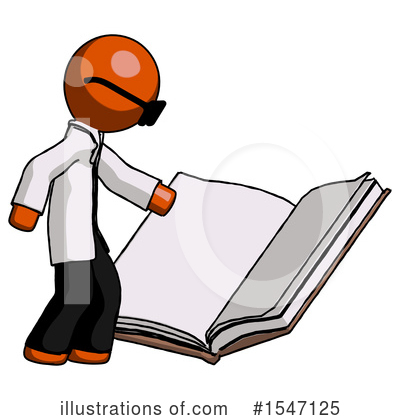 Royalty-Free (RF) Orange Design Mascot Clipart Illustration by Leo Blanchette - Stock Sample #1547125