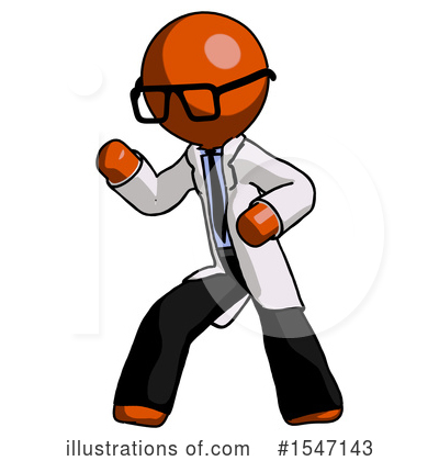 Royalty-Free (RF) Orange Design Mascot Clipart Illustration by Leo Blanchette - Stock Sample #1547143