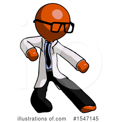 Royalty-Free (RF) Orange Design Mascot Clipart Illustration by Leo Blanchette - Stock Sample #1547145