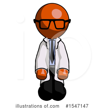 Royalty-Free (RF) Orange Design Mascot Clipart Illustration by Leo Blanchette - Stock Sample #1547147