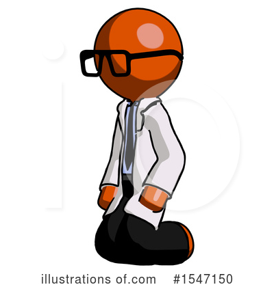 Royalty-Free (RF) Orange Design Mascot Clipart Illustration by Leo Blanchette - Stock Sample #1547150