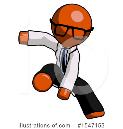 Royalty-Free (RF) Orange Design Mascot Clipart Illustration by Leo Blanchette - Stock Sample #1547153