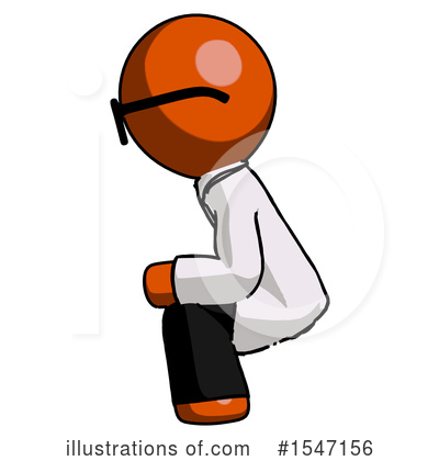 Royalty-Free (RF) Orange Design Mascot Clipart Illustration by Leo Blanchette - Stock Sample #1547156