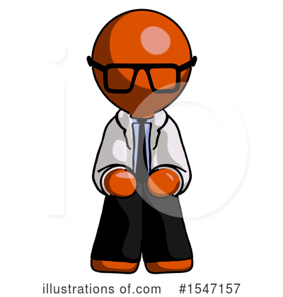 Royalty-Free (RF) Orange Design Mascot Clipart Illustration by Leo Blanchette - Stock Sample #1547157
