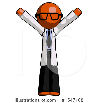 Royalty-Free (RF) Orange Design Mascot Clipart Illustration by Leo Blanchette - Stock Sample #1547168