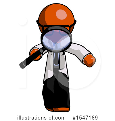 Royalty-Free (RF) Orange Design Mascot Clipart Illustration by Leo Blanchette - Stock Sample #1547169