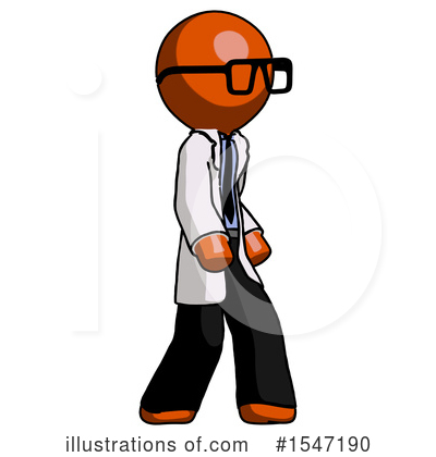 Royalty-Free (RF) Orange Design Mascot Clipart Illustration by Leo Blanchette - Stock Sample #1547190
