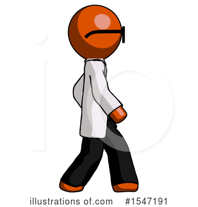 Royalty-Free (RF) Orange Design Mascot Clipart Illustration by Leo Blanchette - Stock Sample #1547191