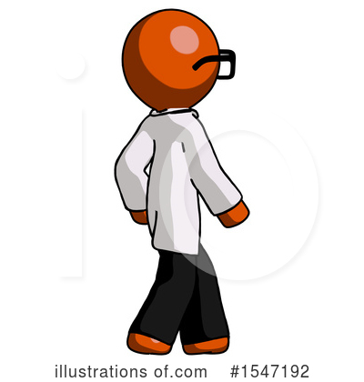 Royalty-Free (RF) Orange Design Mascot Clipart Illustration by Leo Blanchette - Stock Sample #1547192