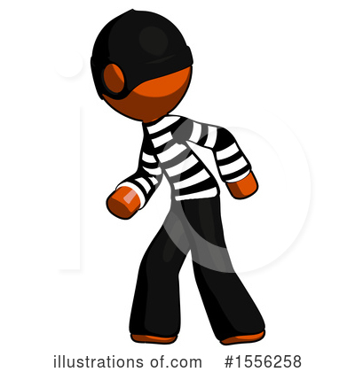 Royalty-Free (RF) Orange Design Mascot Clipart Illustration by Leo Blanchette - Stock Sample #1556258