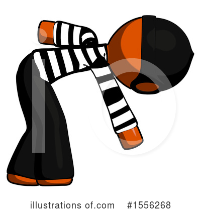 Royalty-Free (RF) Orange Design Mascot Clipart Illustration by Leo Blanchette - Stock Sample #1556268
