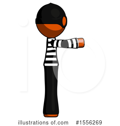 Royalty-Free (RF) Orange Design Mascot Clipart Illustration by Leo Blanchette - Stock Sample #1556269