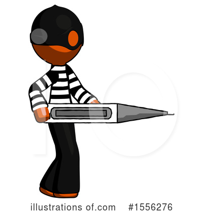 Royalty-Free (RF) Orange Design Mascot Clipart Illustration by Leo Blanchette - Stock Sample #1556276