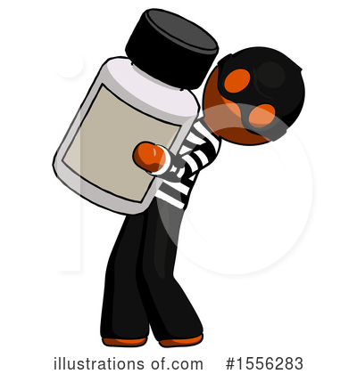 Royalty-Free (RF) Orange Design Mascot Clipart Illustration by Leo Blanchette - Stock Sample #1556283