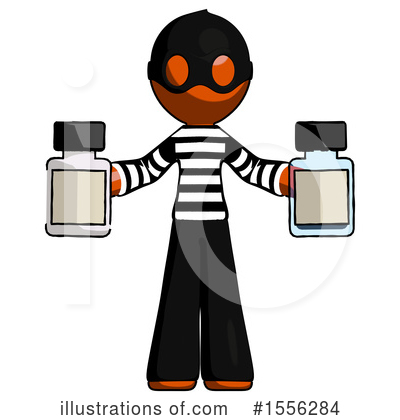 Royalty-Free (RF) Orange Design Mascot Clipart Illustration by Leo Blanchette - Stock Sample #1556284