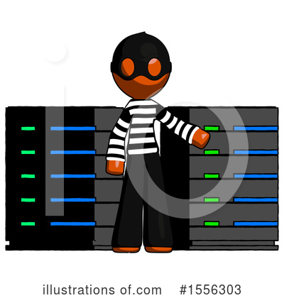 Royalty-Free (RF) Orange Design Mascot Clipart Illustration by Leo Blanchette - Stock Sample #1556303
