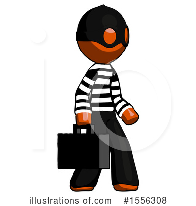 Royalty-Free (RF) Orange Design Mascot Clipart Illustration by Leo Blanchette - Stock Sample #1556308
