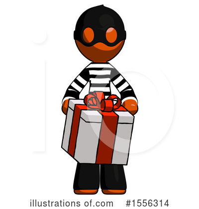 Royalty-Free (RF) Orange Design Mascot Clipart Illustration by Leo Blanchette - Stock Sample #1556314
