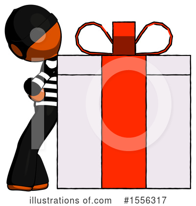 Royalty-Free (RF) Orange Design Mascot Clipart Illustration by Leo Blanchette - Stock Sample #1556317
