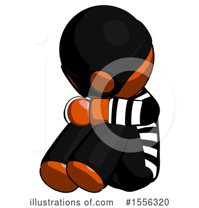 Royalty-Free (RF) Orange Design Mascot Clipart Illustration by Leo Blanchette - Stock Sample #1556320