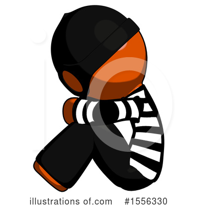 Royalty-Free (RF) Orange Design Mascot Clipart Illustration by Leo Blanchette - Stock Sample #1556330