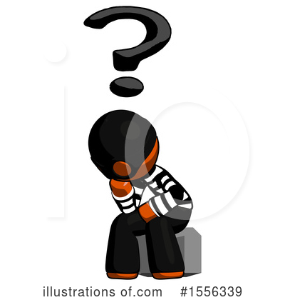 Royalty-Free (RF) Orange Design Mascot Clipart Illustration by Leo Blanchette - Stock Sample #1556339