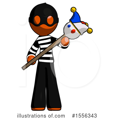 Royalty-Free (RF) Orange Design Mascot Clipart Illustration by Leo Blanchette - Stock Sample #1556343