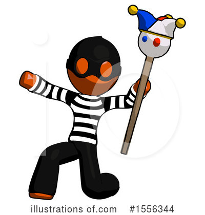 Royalty-Free (RF) Orange Design Mascot Clipart Illustration by Leo Blanchette - Stock Sample #1556344