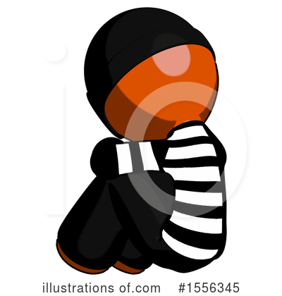 Royalty-Free (RF) Orange Design Mascot Clipart Illustration by Leo Blanchette - Stock Sample #1556345