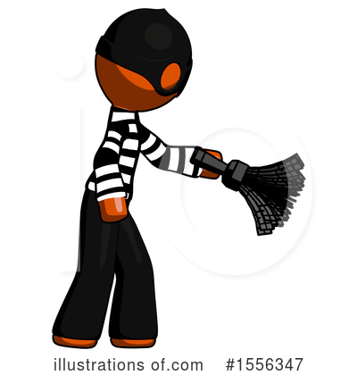 Royalty-Free (RF) Orange Design Mascot Clipart Illustration by Leo Blanchette - Stock Sample #1556347