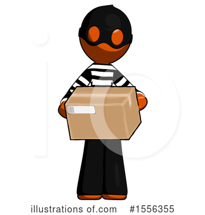 Royalty-Free (RF) Orange Design Mascot Clipart Illustration by Leo Blanchette - Stock Sample #1556355