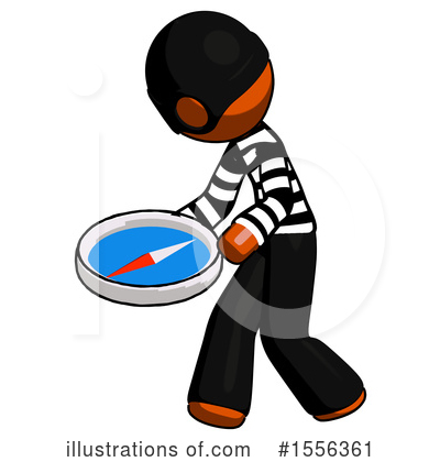 Royalty-Free (RF) Orange Design Mascot Clipart Illustration by Leo Blanchette - Stock Sample #1556361