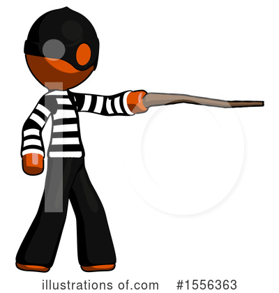 Royalty-Free (RF) Orange Design Mascot Clipart Illustration by Leo Blanchette - Stock Sample #1556363