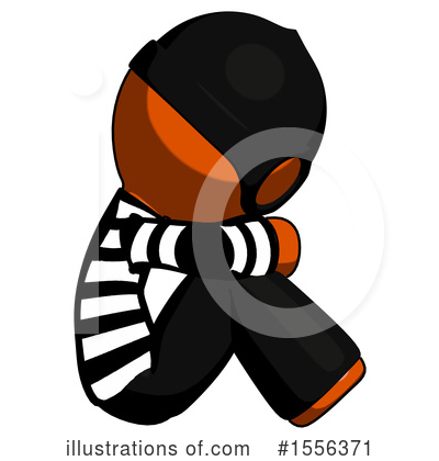 Royalty-Free (RF) Orange Design Mascot Clipart Illustration by Leo Blanchette - Stock Sample #1556371